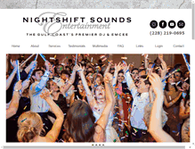 Tablet Screenshot of nightshiftsounds.net
